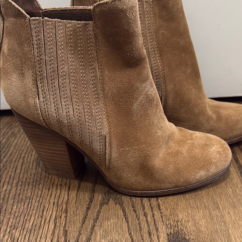 MICHAEL Michael Kors Tan Suede Ankle Boots